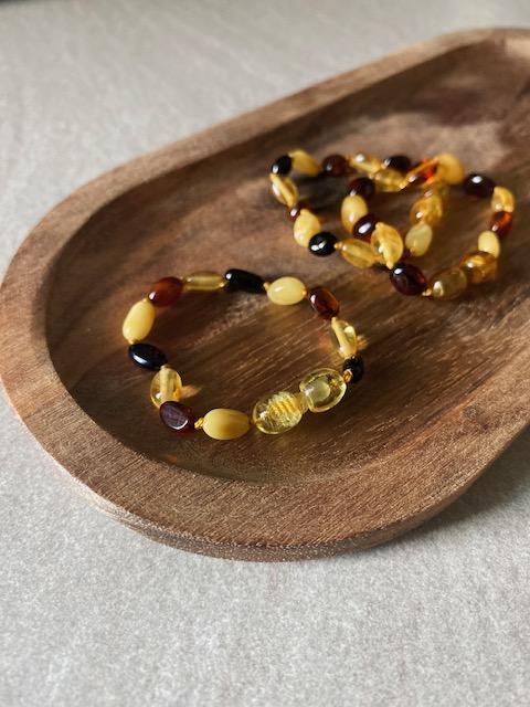 Baby barnsteen armband