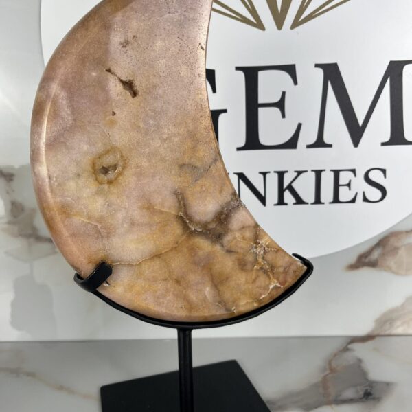 Roze amethist maan 2,46kg